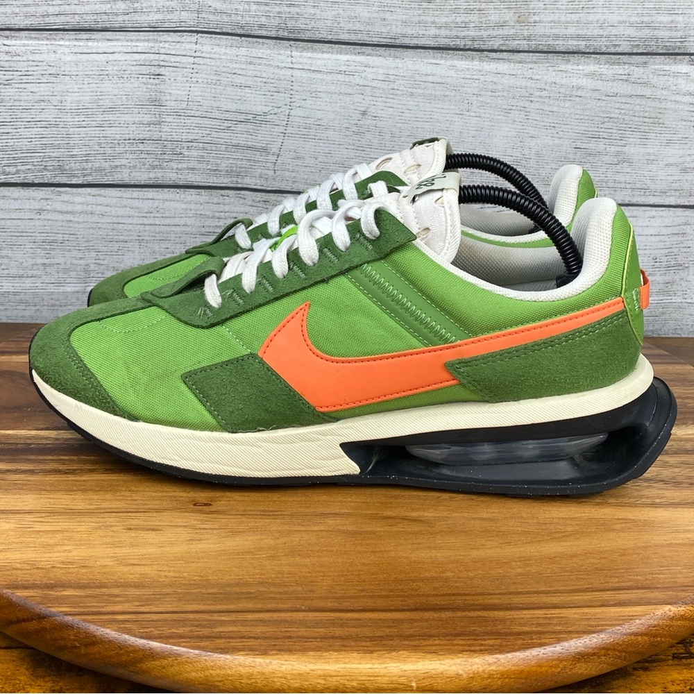 Nike Air Max Pre-Day Chlorophyll Green Orange Sneaker DC5330-300 Men’s Size 10.5